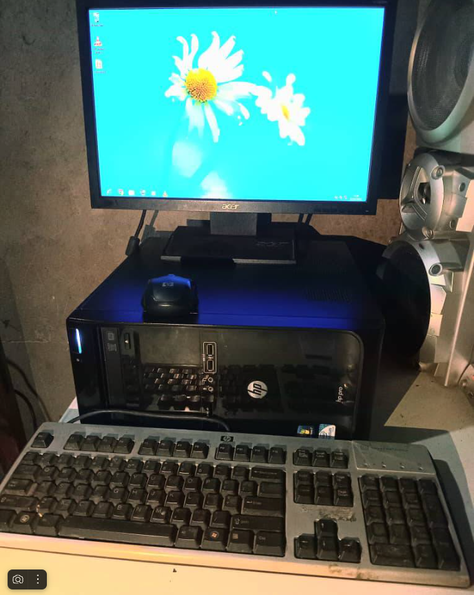 Hp desktop computer full set