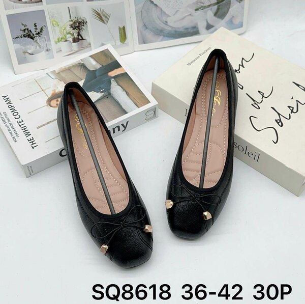 Ballerines Élégantes Noires Femme