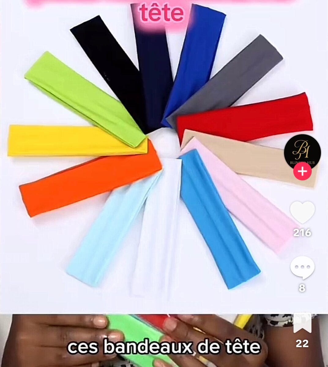 Bandeaux colorés stylés