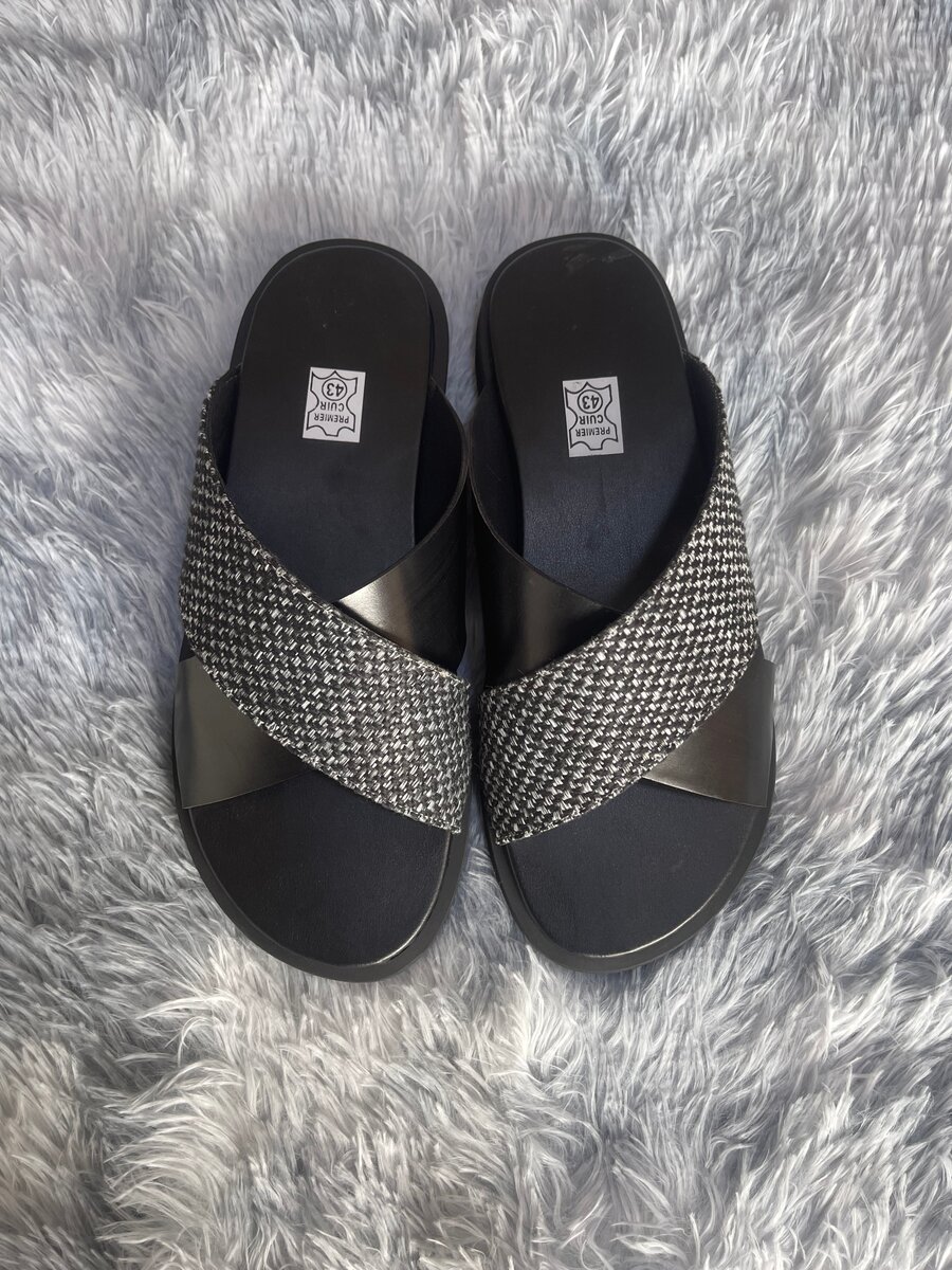 Mules élégantes en cuir