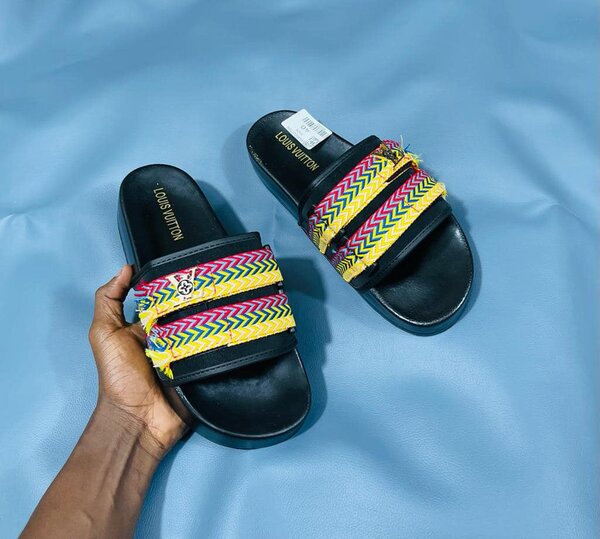 multicolor slippers