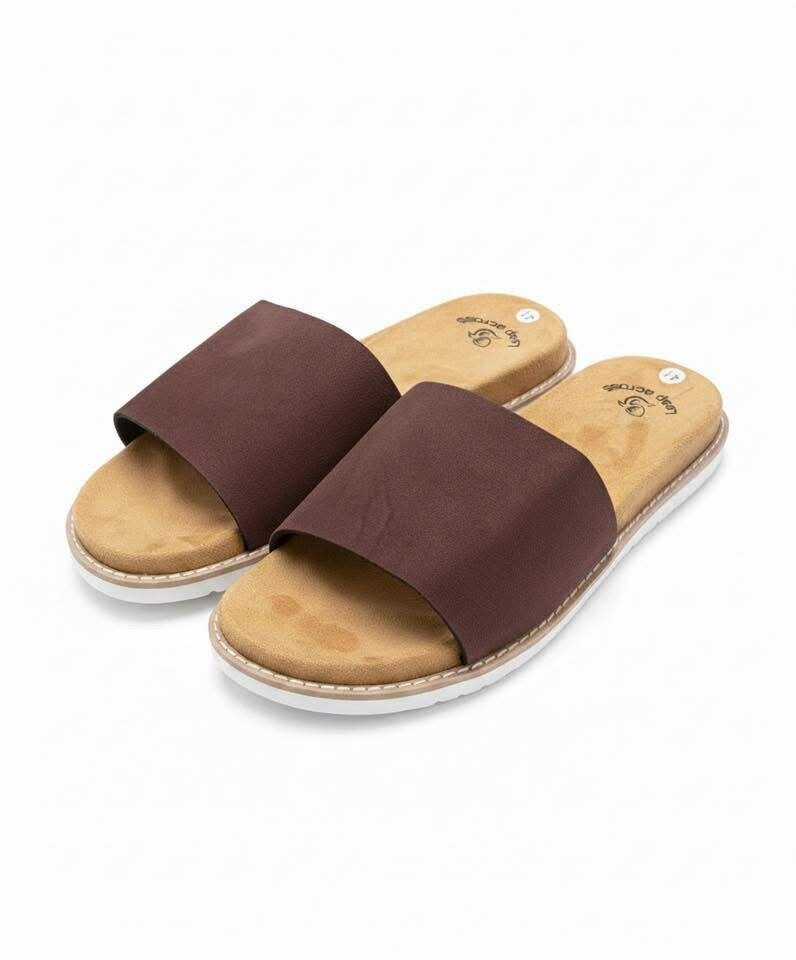 Sandales en cuir confortables