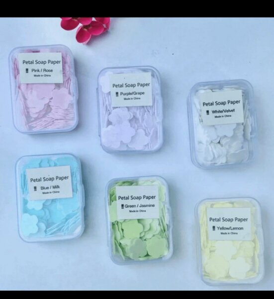 Papier Savon Pétales Colorés