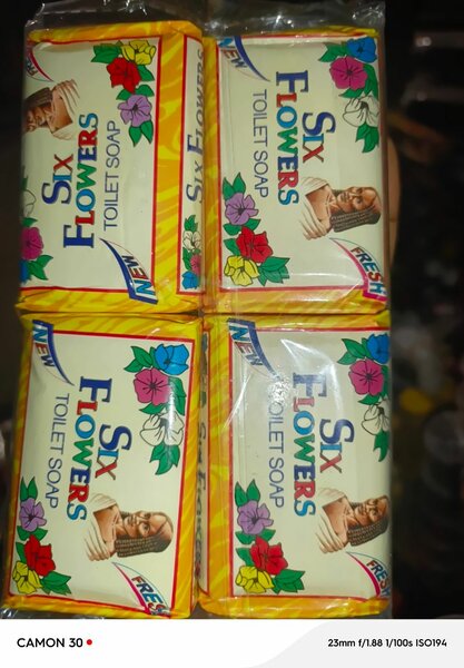 Savon six fleurs