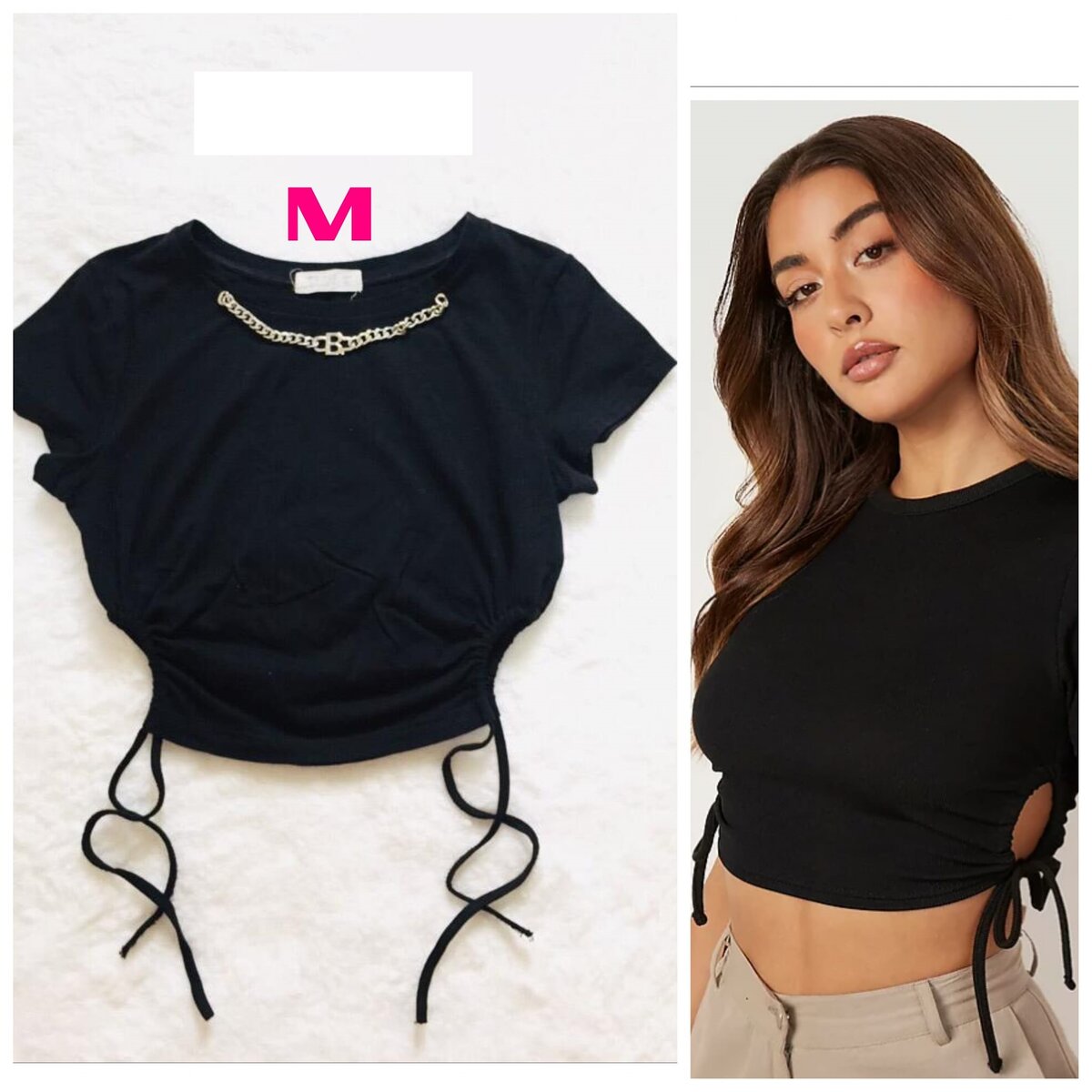 Salaula crop tops and tops