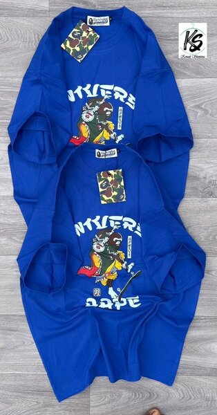 T-shirt imprimé bleu