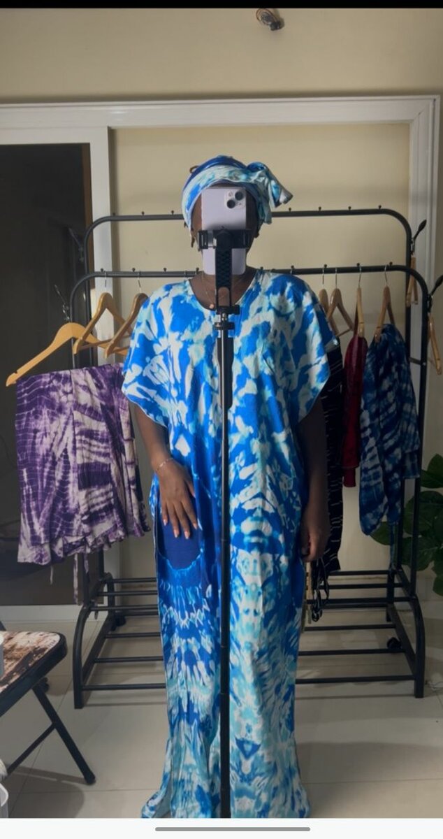 Robe maxi longue colorée