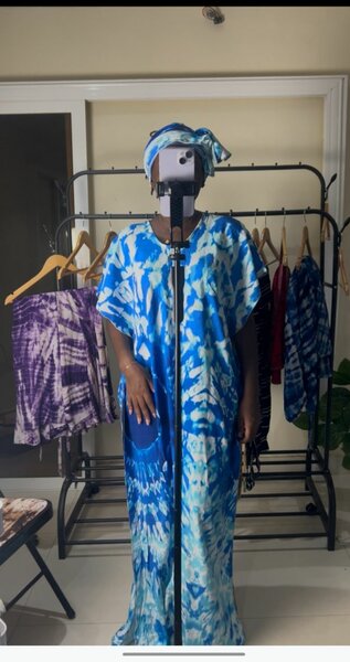 Robe maxi longue colorée