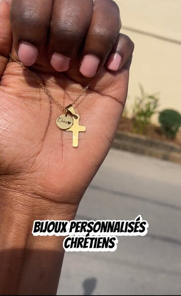 Collier Croix Personnalisé