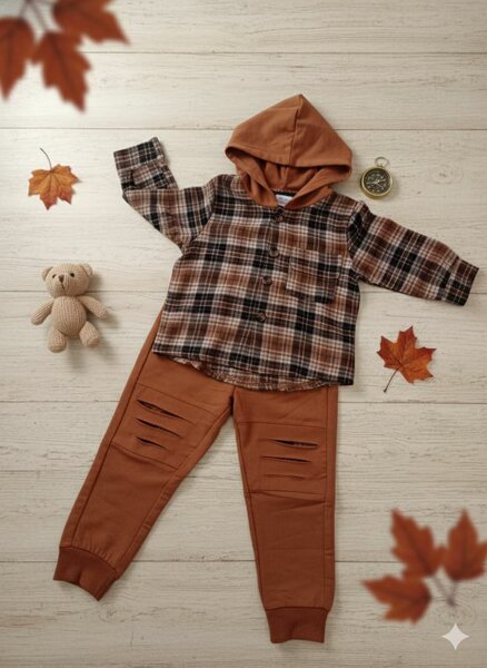 Ensemble enfant à capuche