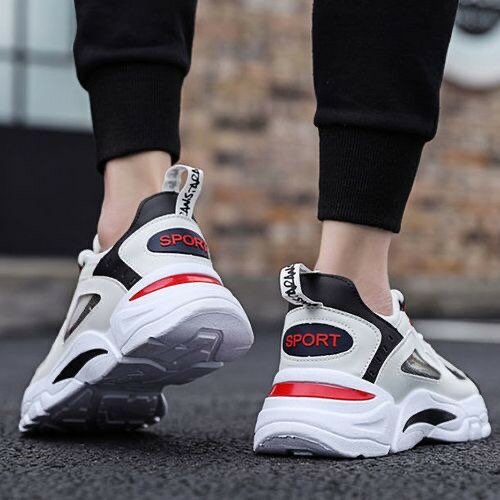 Men's Comfortable Sneakers Outdoor Casual Shoes - White