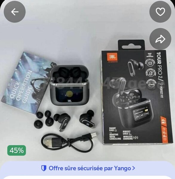 JBL Écouteurs tour pro2