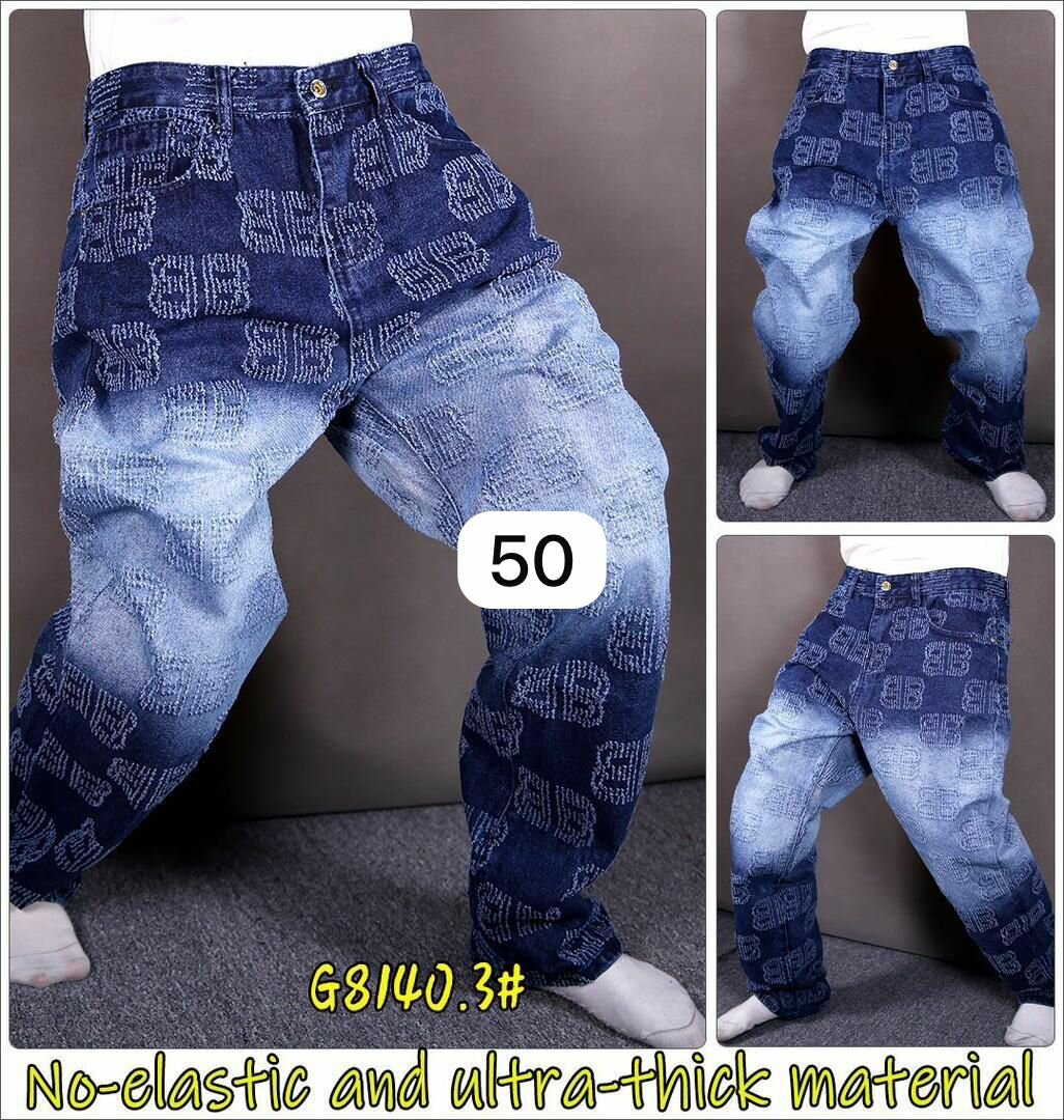 Jean homme style urbain épais