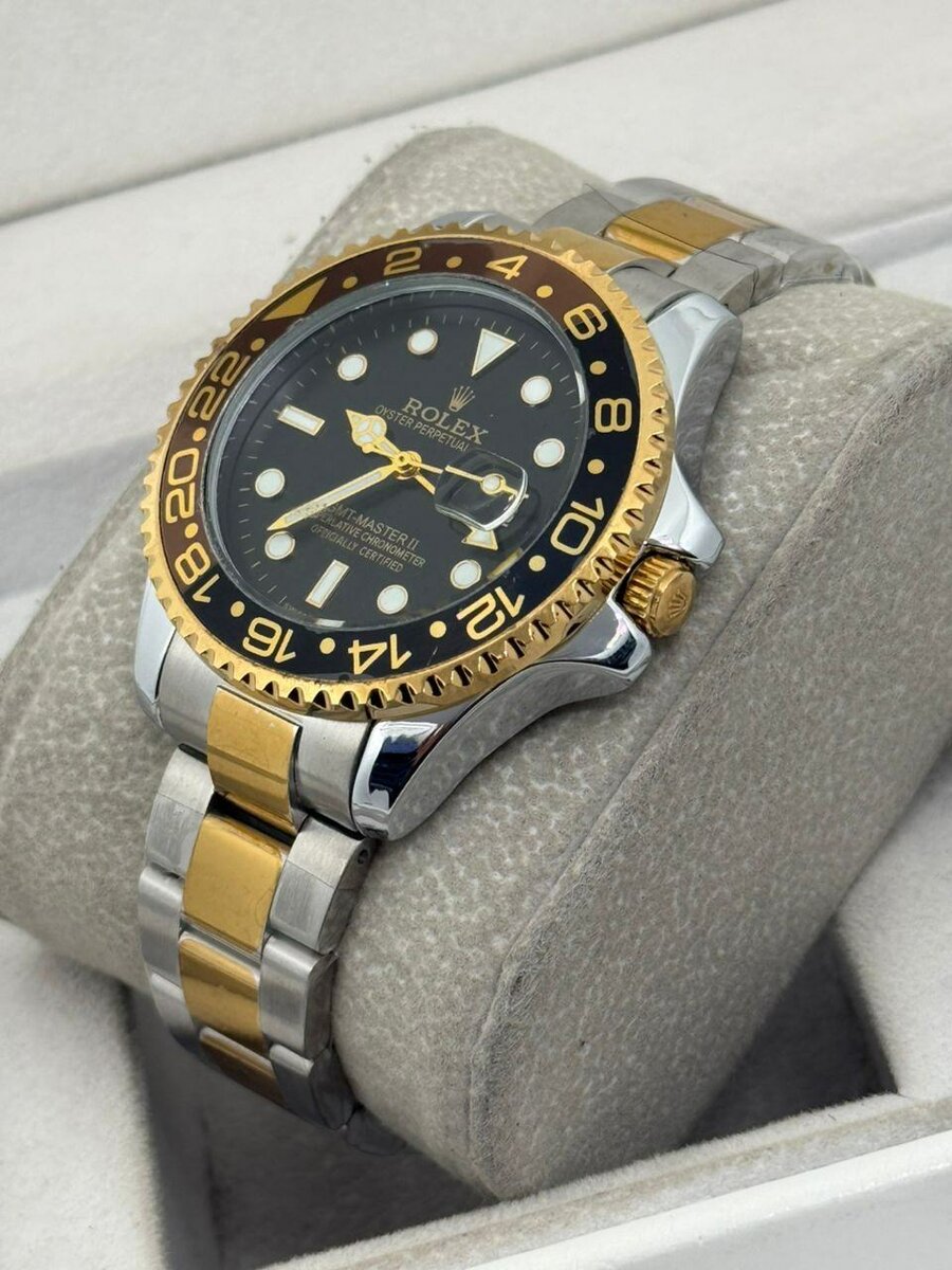 Montres GMT de luxe en acier