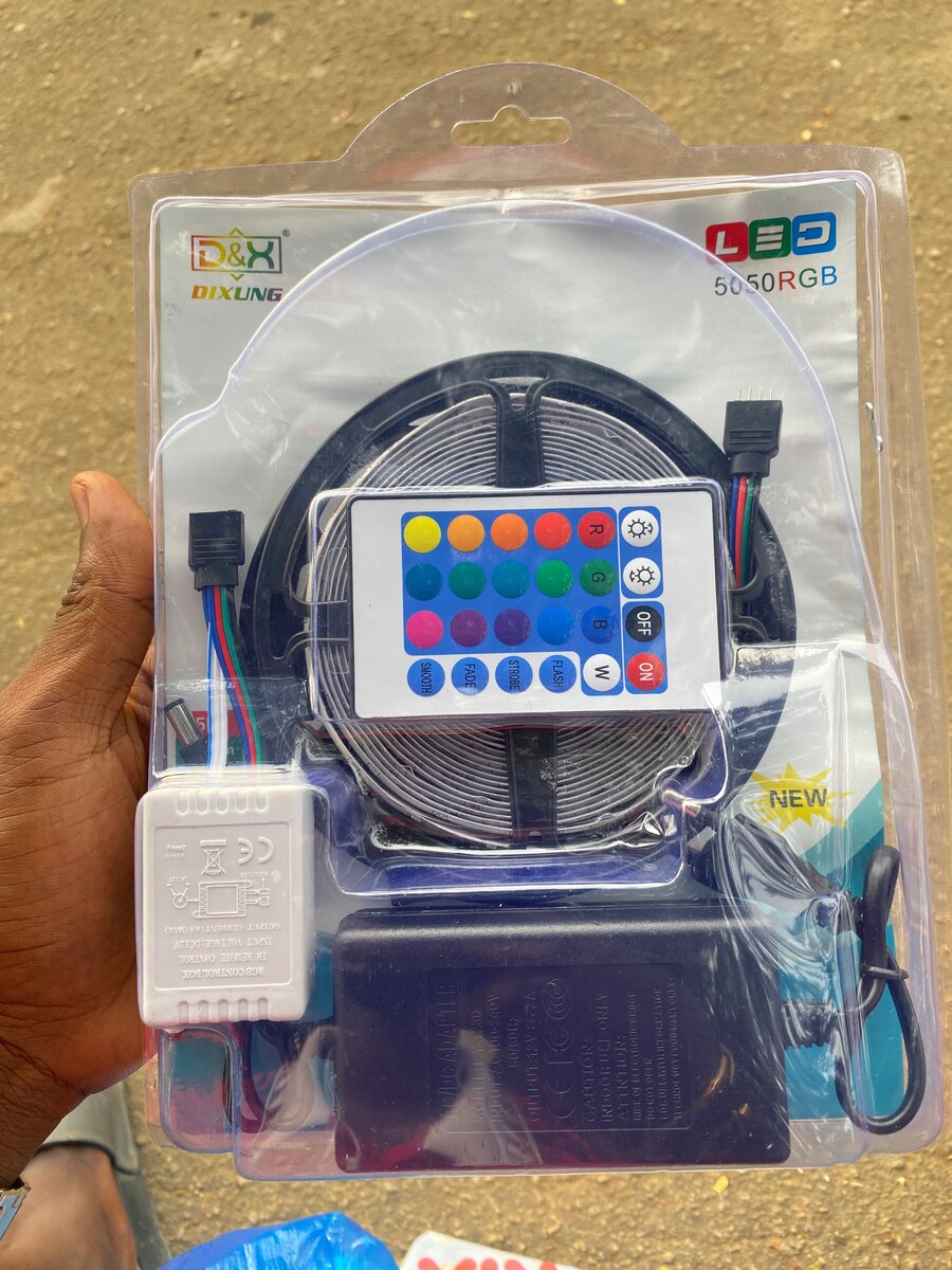 Guirlande LED RGB télécommandée