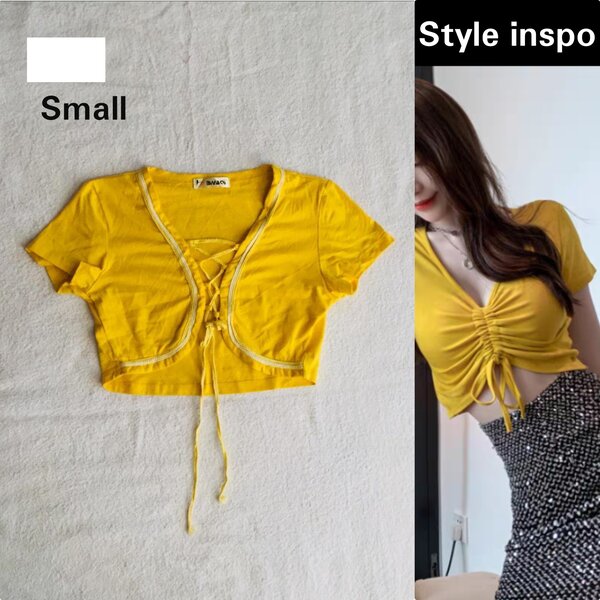 Salaula crop tops and tops