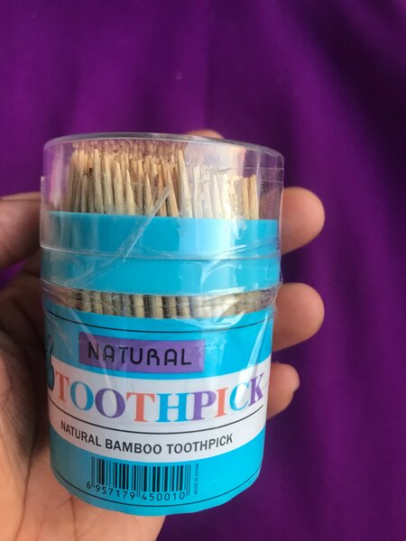 Cure-dents en bambou naturel