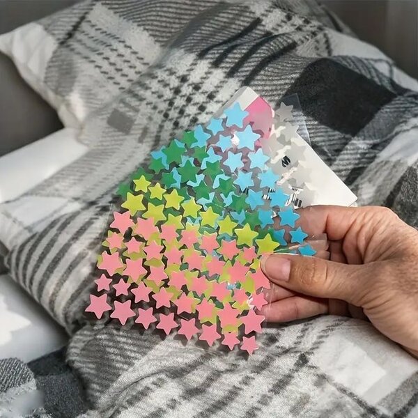 Autocollants Étoiles Fluorescents