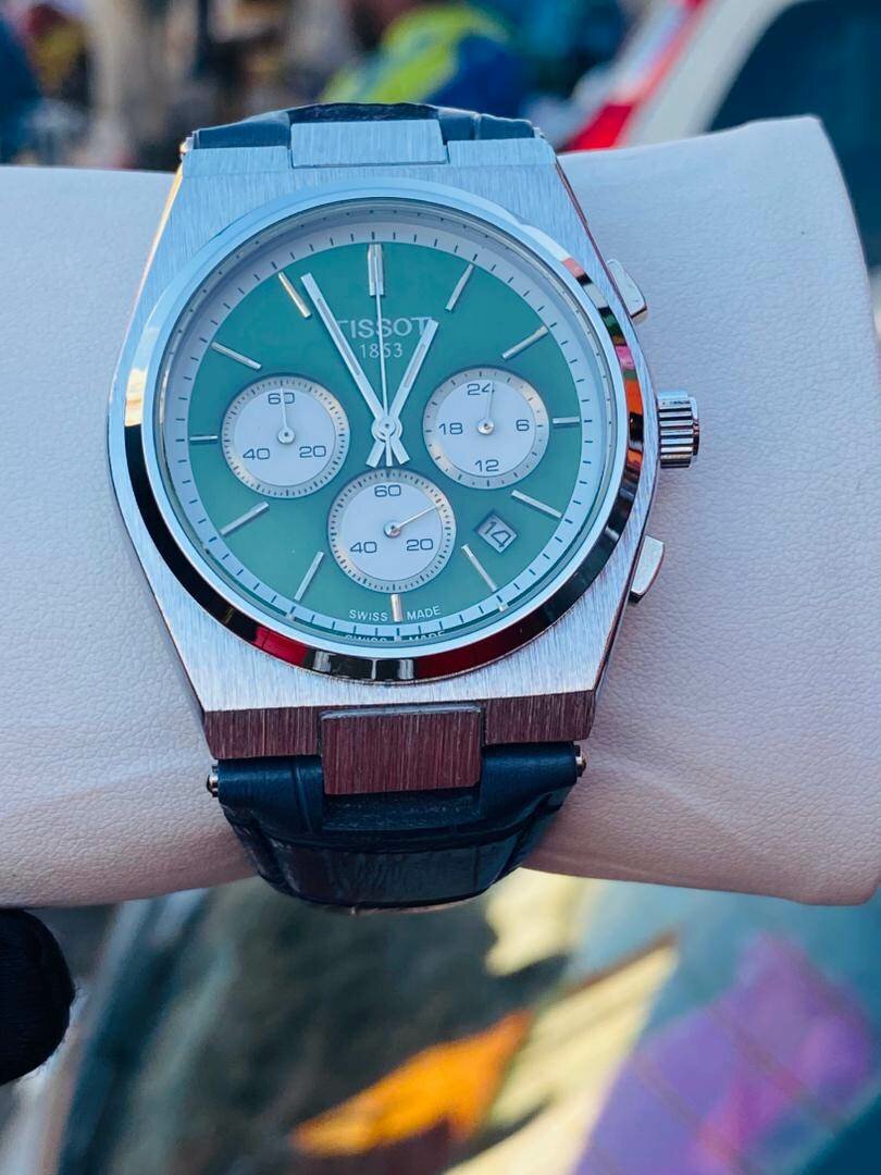 Montre Chronographe Tissu Élégante