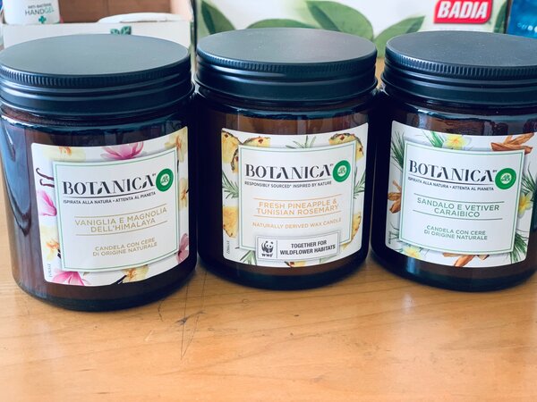 Botanica scented candles