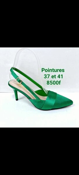 Escarpins verts élégants