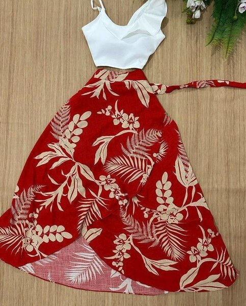 Robe maxi à fleurs élégante