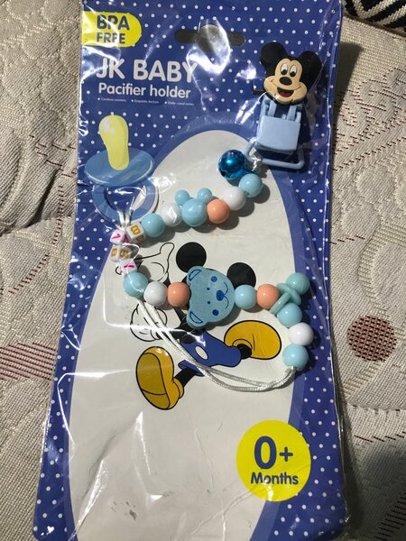 Porte-sucette bébé coloré