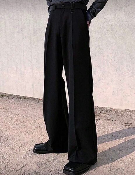 Pantalon Costume ample noir