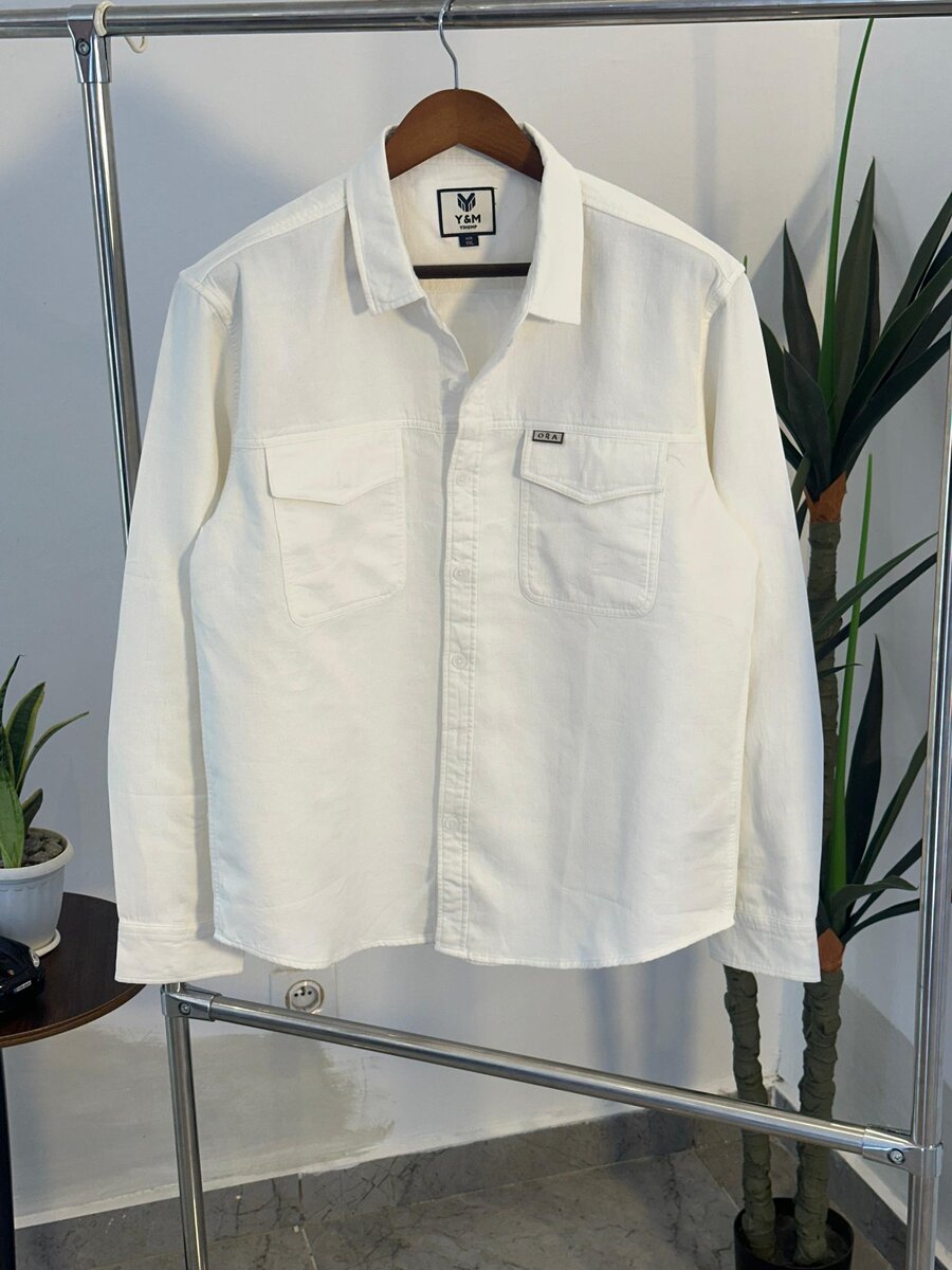 Chemise en coton pour homme