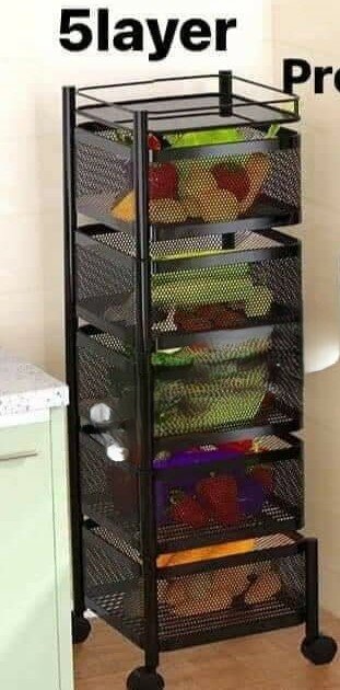 Universal 5-layer squared fruit bowl