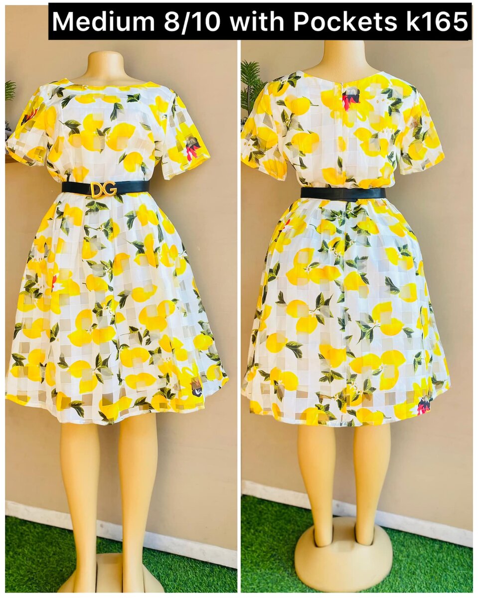 yellow dress DG