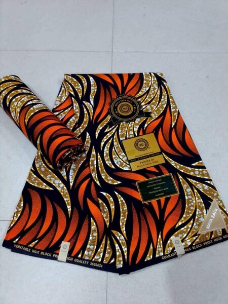 Wax fabric with Super Java 6 yards print