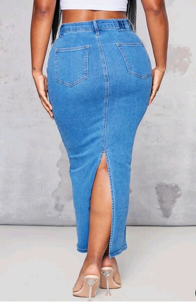 Jupe Longue en Jean Fendue