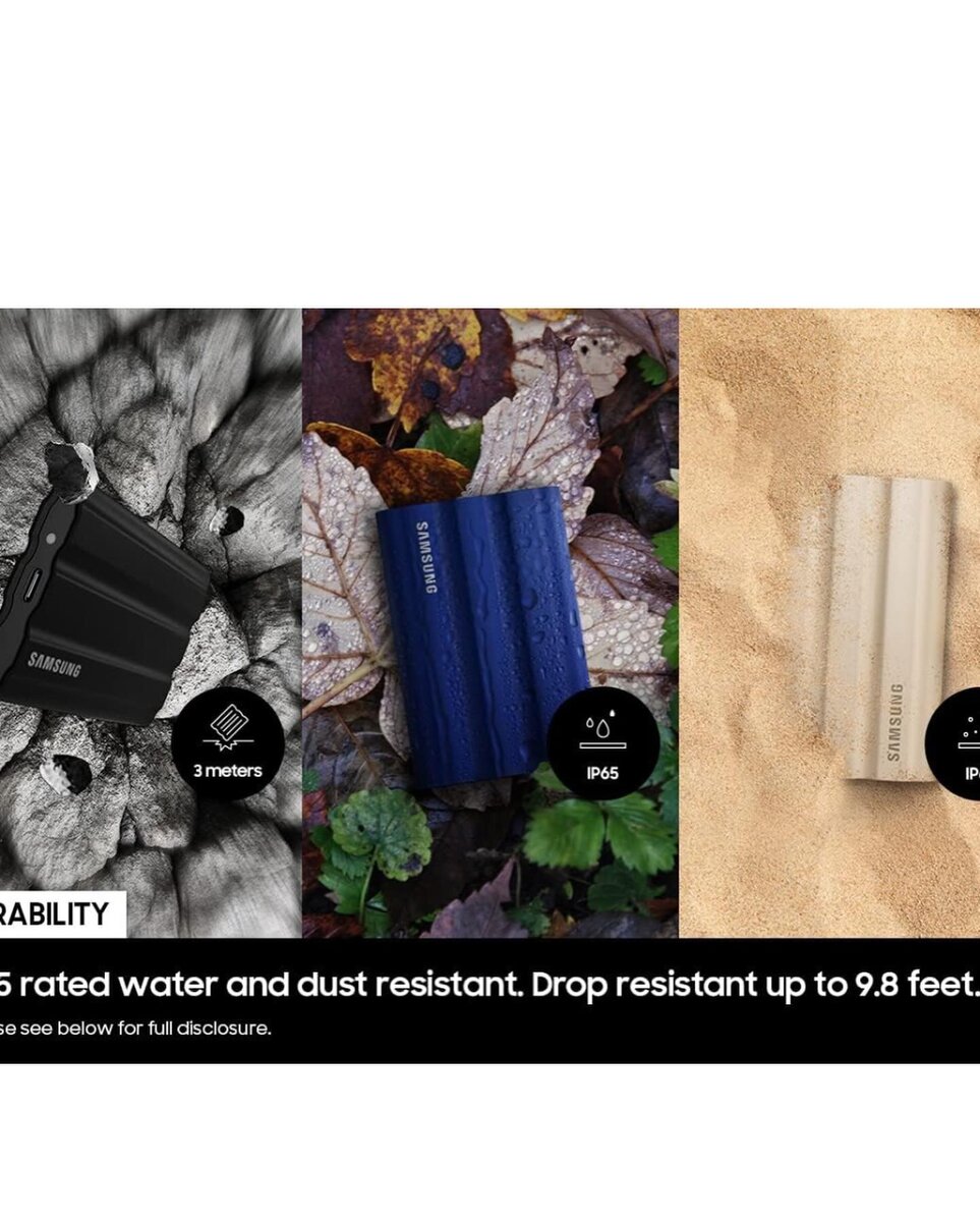 Samsung T7 Shield SSD 1TB 1g/s