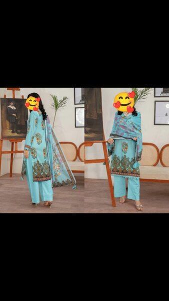 Printed lawn