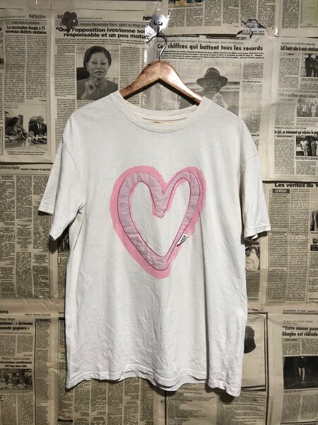 T-shirt blanc HEARTMORE