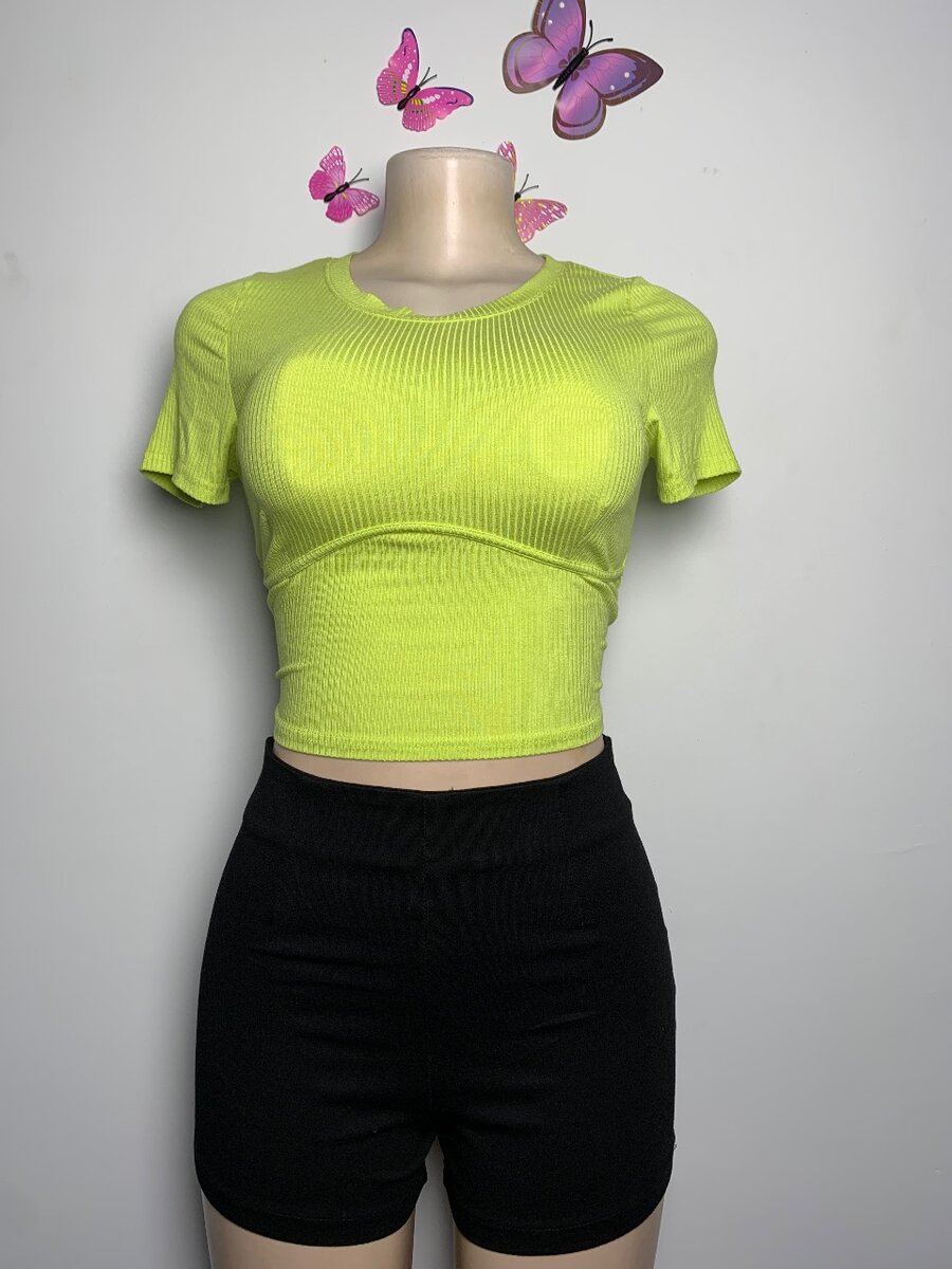 Lemon yellow heavy top