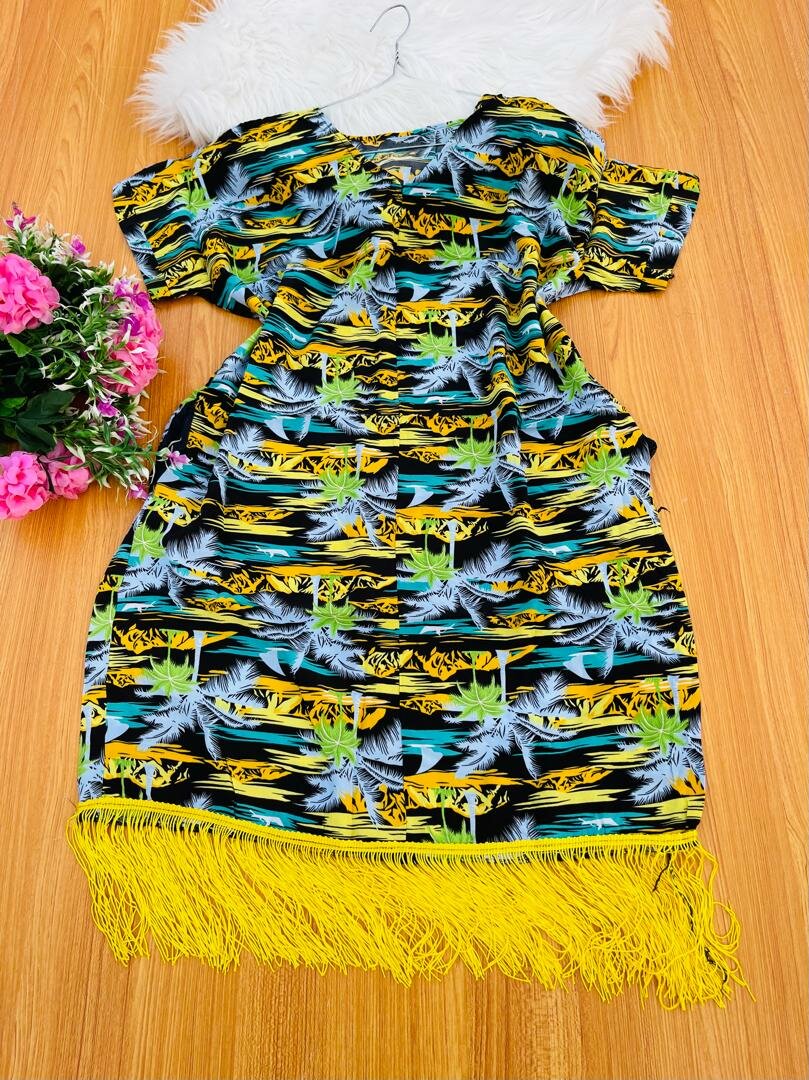 Short bubu with fringes