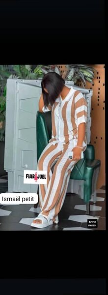 Ensemble pyjama rayé