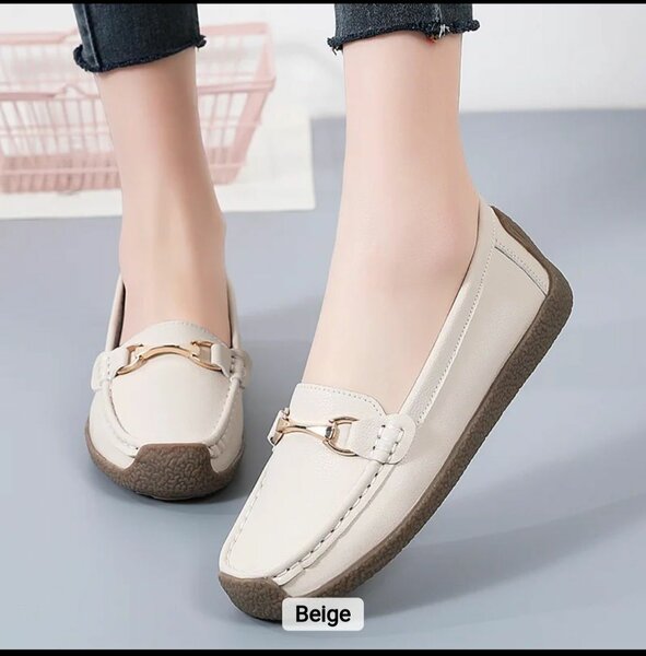 Geniune leather moccasins shoes