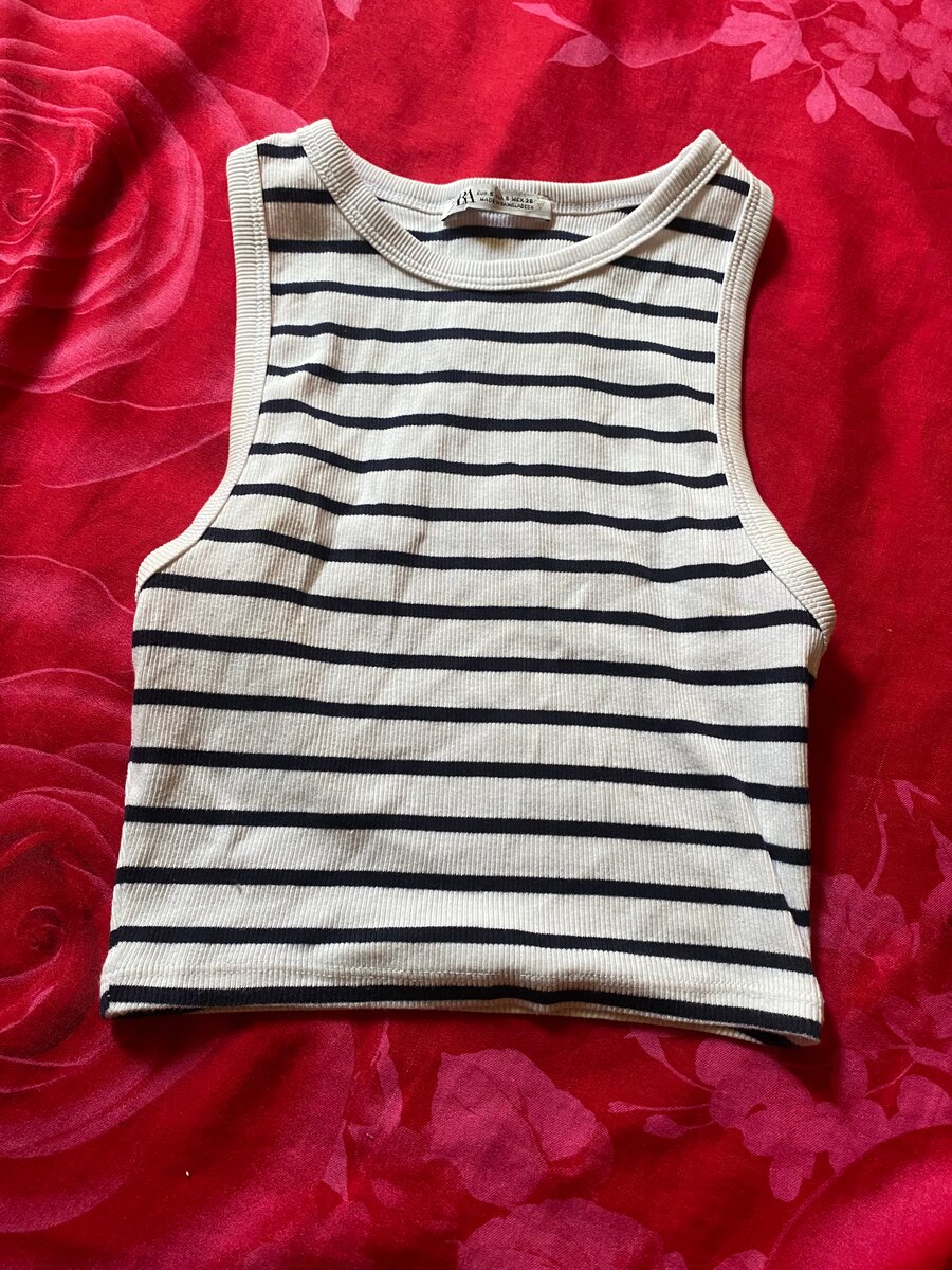 Débardeur rayé femme