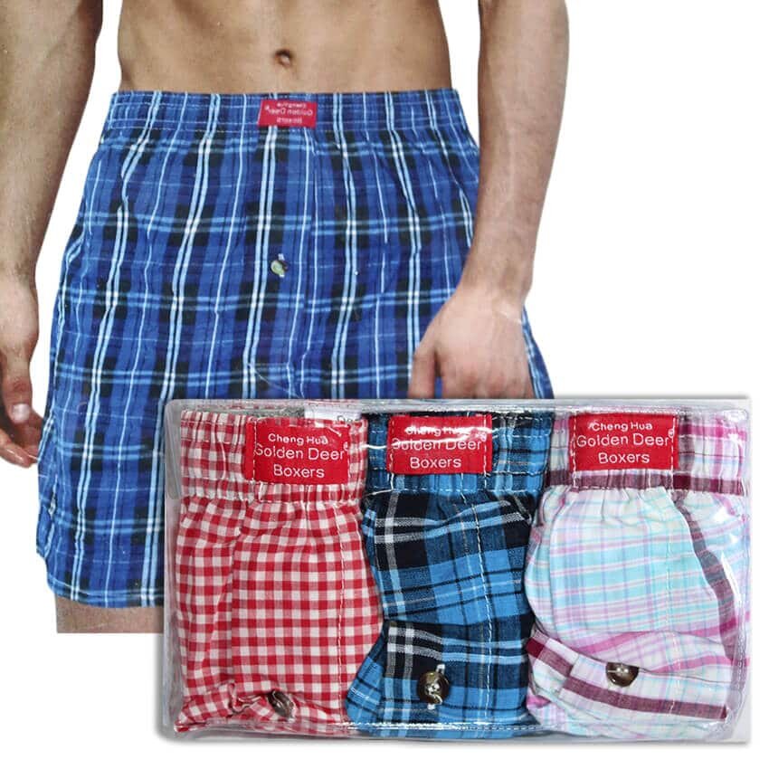 Boxers Homme à Carreaux