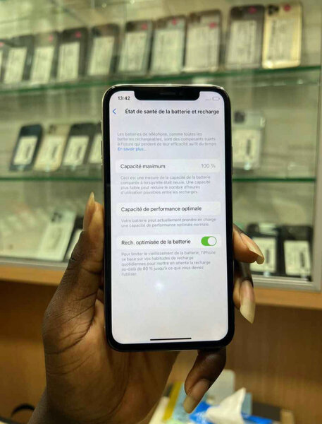 iPhone X 64 Go Argent