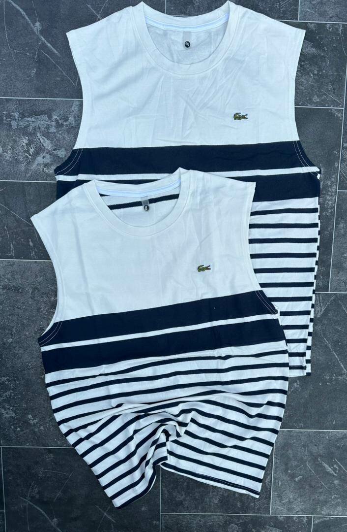 Débardeurs rayés en coton