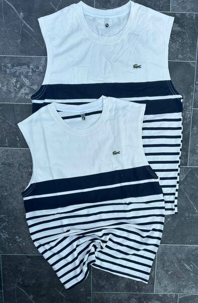 Débardeurs rayés en coton