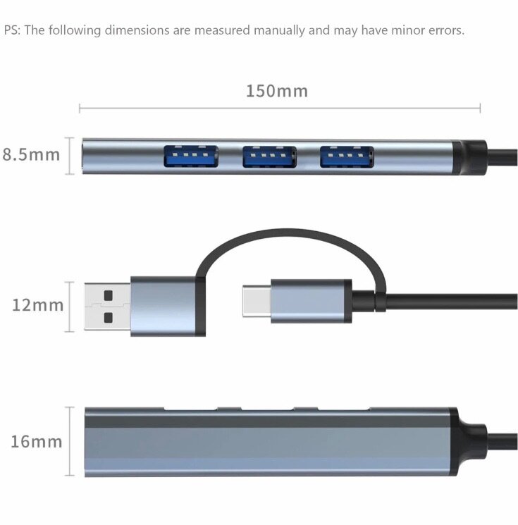 USB Hub/ 4 ports hub