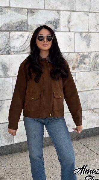 трендовая замшевая куртка
