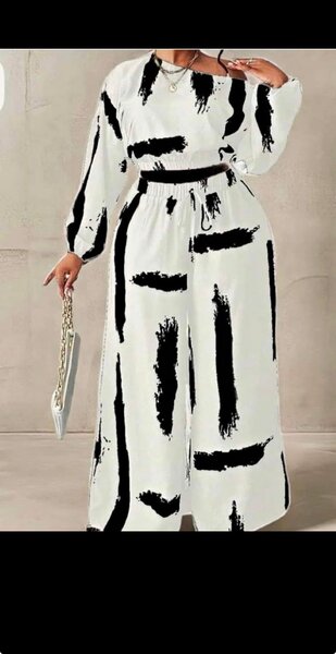 Tenue élégante à motif