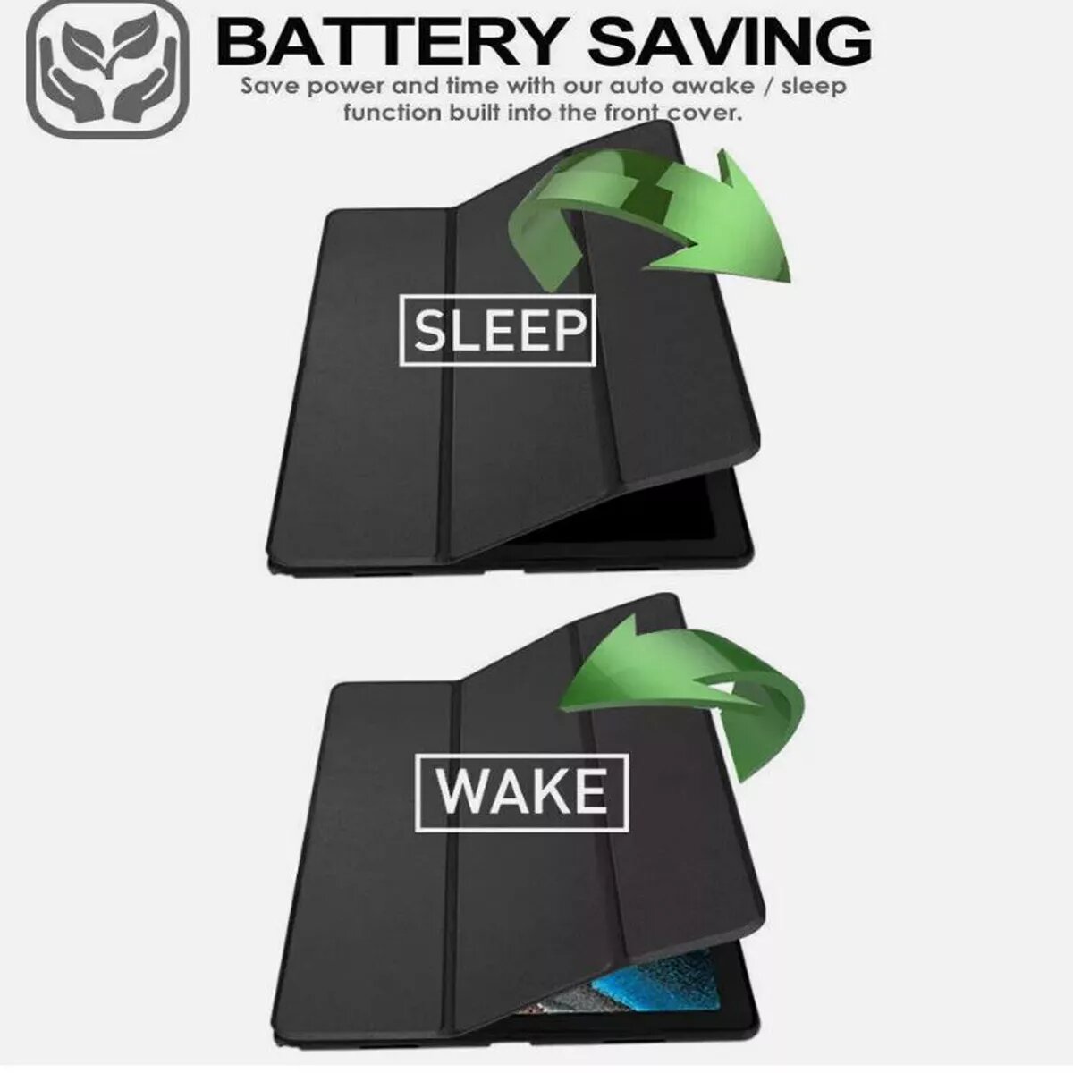 Samsung Tab A8 Cover Case with Pencil Holder