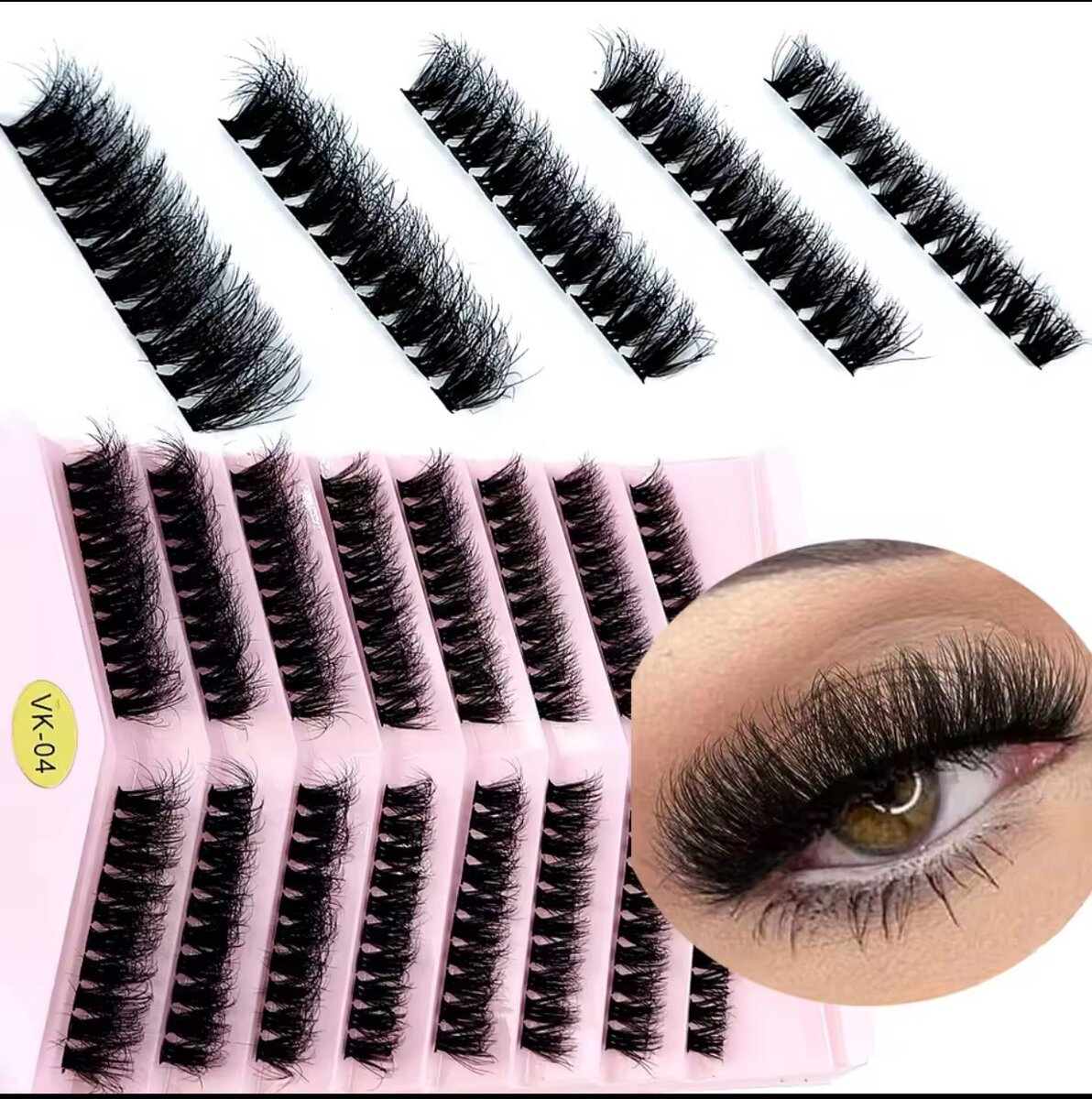 Cluster lash